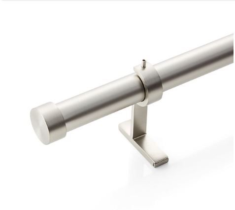 CB Brushed Nickel and Curtain Rod Set (88") — view 1